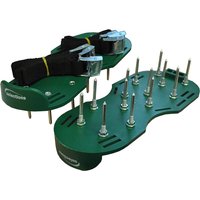 Garden Lawn Aerator Spiker Shoes - Green