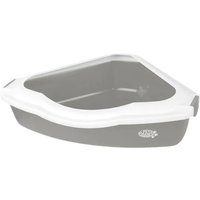 Corner Litter Tray Grey - Grey
