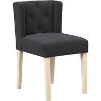Shay Winged Dining Chair No Arms - Anthracite