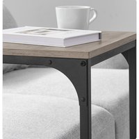 VASAGLE C-Shaped Side Table - Brown