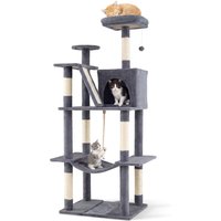 Cat Tree Tower Multi-Level Cat Condo - Grey