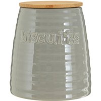 Winnie Grey Dolomite Biscuit Canister - Grey