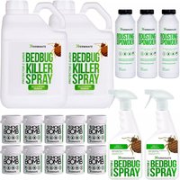Insect Bed Bug Killer Control and Kill Treatment Kit - Clear / 6 / 10kg