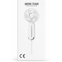 Mini Handheld Fan - USB Type C White - White