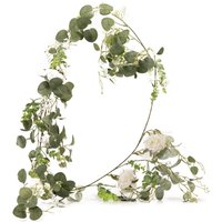 White Rose Eucalyptus Garland