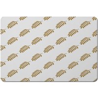 Gold Leaf Pattern Placemat - Gold