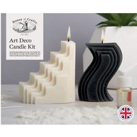 House of Crafts Candle Making Art Deco Black and White - Multiple Colours