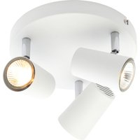 Chobham Adjustable 3 Light Spotlight Plate - White