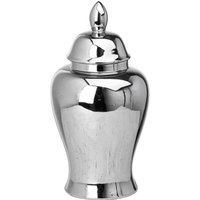 Contemporary Decor Chrome Large Ginger Jar - Silver