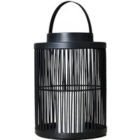 ValueLights, Outdoor Black Wire Basket Candelight Lantern - Black ValueLights, Outdoor Black Wire Basket Candelight Lantern - Black