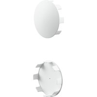 Rothley Matt White Stair Handrail Shallow Cap 2 Pack - Matt White