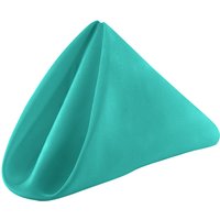 Cotton Polyester Dinning Table Napkins - Turquoise / 10