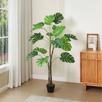 Artificial Monstera Deliciosa Tree - Green / 18cm / 155cm