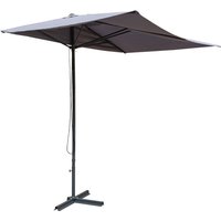 Rowlinson Prestbury Half Parasol - Grey