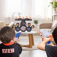 Kidkid Target Game Soft Darts Hovering Shooting - Orange + Black