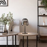 EGLO Alfero Z Smart Control Vaporised Glass Black Table Light - Black