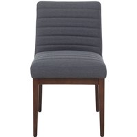 Brando Charcoal Grey Dining Chair with Oak Legs - Grey