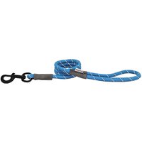 HugglePets Reflective Rope Dog Lead - Pink, 107 x 1.2cm - Blue