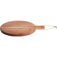 Socorro Small Round Acacia Wood Chopping And Serving Board - Natural
