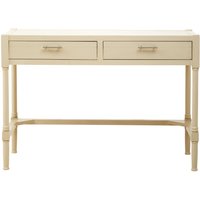 Heritage Ivory Desk with 2 Drawers - White