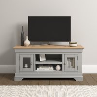 Bordeaux Small TV Stand (Fully Assembled) - Pebble Grey