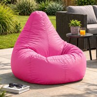 icon Dalton High Back Adult Gaming Indoor Outdoor Bean Bag Chair - Pink