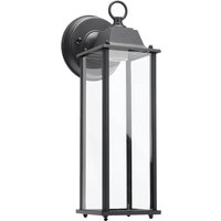 Long Style Outdoor Waterproof Metal Wall Light - Black