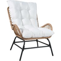Outdoor Large Patio Armchair - White