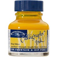 Winsor and Newton Calligraphy Ink 30ml - Windsor Yellow