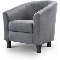 Julian Bowen, Oscar Slate Grey Tub Chair - Slate Grey Julian Bowen, Oscar Slate Grey Tub Chair - Slate Grey
