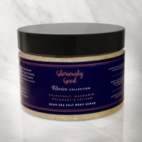 Grapefruit, Mandarin, Rosemary and Vetiver Dead Sea Salt Body Scrub - White