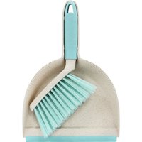 Pro Clean Anti-Bacteria Mini Dustpan and Brush Set - Blue
