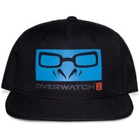 OVERWATCH, OVERWATCH 2 Winston Graphic Print Logo Snapback Baseball Cap - Black OVERWATCH, OVERWATCH 2 Winston Graphic Print Logo Snapback Baseball Cap - Black