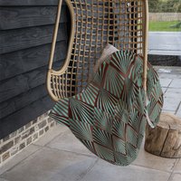 Green Geometric Rays Blanket - Green