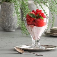Lily Glass Ice Cream Bowls - 250ml - Pack of 12 - Clear