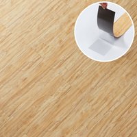 Self Adhesive Floor Planks Vinyl Flooring Set Peel and Stick Floor Tiles - Honey Drift Timber / 7
