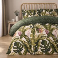 Tropical Duvet Cover Set - Green / King / 220cm