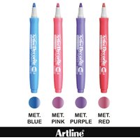 Artline Decorite Chisel Tip Marker Pens for Decorating - Contemporary