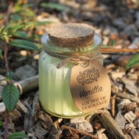 Vanilla Soy Pot of Fragrance Candles - Green
