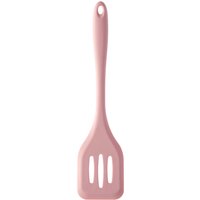 Zing Light Pink Silicone Slotted Turner - Pink