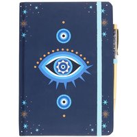 All Seeing Eye Notebook with Crystal Chip Pen - A5