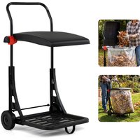 Portable Trash Bin Garden Cart