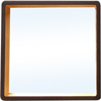 Orsina Trosa Large Black Wall Mirror with Gold Edge - Black