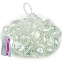 Shell Glass Stones - Clear