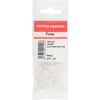 Screw Head Cover Pozi White