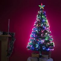 The Christmas Centre, 2ft Green Fibre Optic Christmas Tree with Multicoloured Fibre Optic Lights - Fibre Optic Tree The Christmas Centre, 2ft Green Fibre Optic Christmas Tree with Multicoloured Fibre Optic Lights - Fibre Optic Tree