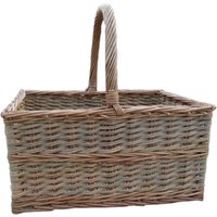 Triple Weave Butchers Shopping Basket - Brown