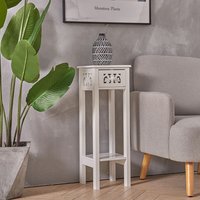 Slim Entry Console Table with Drawers - White