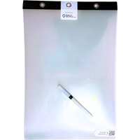 Smart Dry-Wipe Flipchart - Clear / A2
