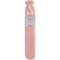 Long Popcorn Hot Water Bottle - Pink